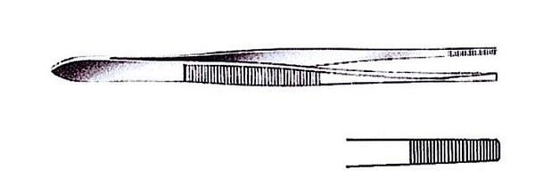 Pincett Stille tvär spets 15cm avd-kval
