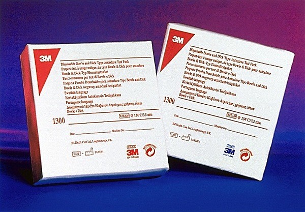 Indikator Comply Bowie Dick test för ångsterilisering laminerat