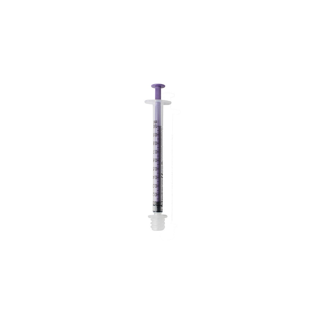 Enteral spruta ENFit, LDT, engångs 1 ml, 100 stycken