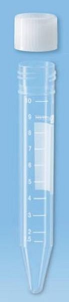 Rör 10ml 100x16mm PP skruvkork transparent
