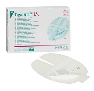 Tegaderm I.V 8,5x10,5 cm med slits steril