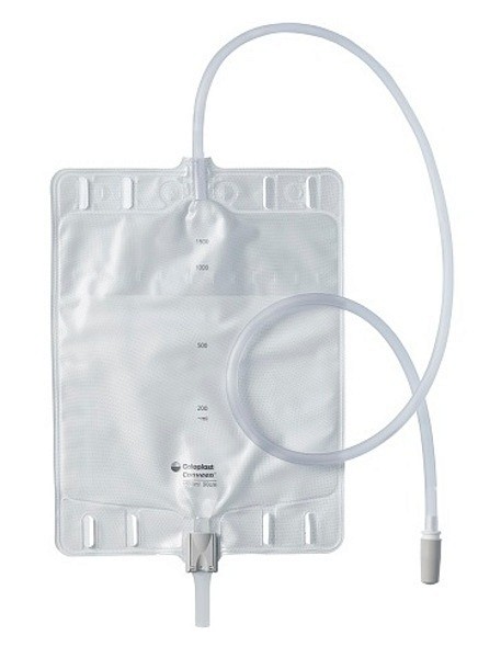 Urinpåse tömbar, Conveen 1,5L SL=90cm. Backventil