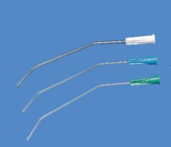 Öronsug plastic tip 2x160mm steril kona grön dubbelbockad