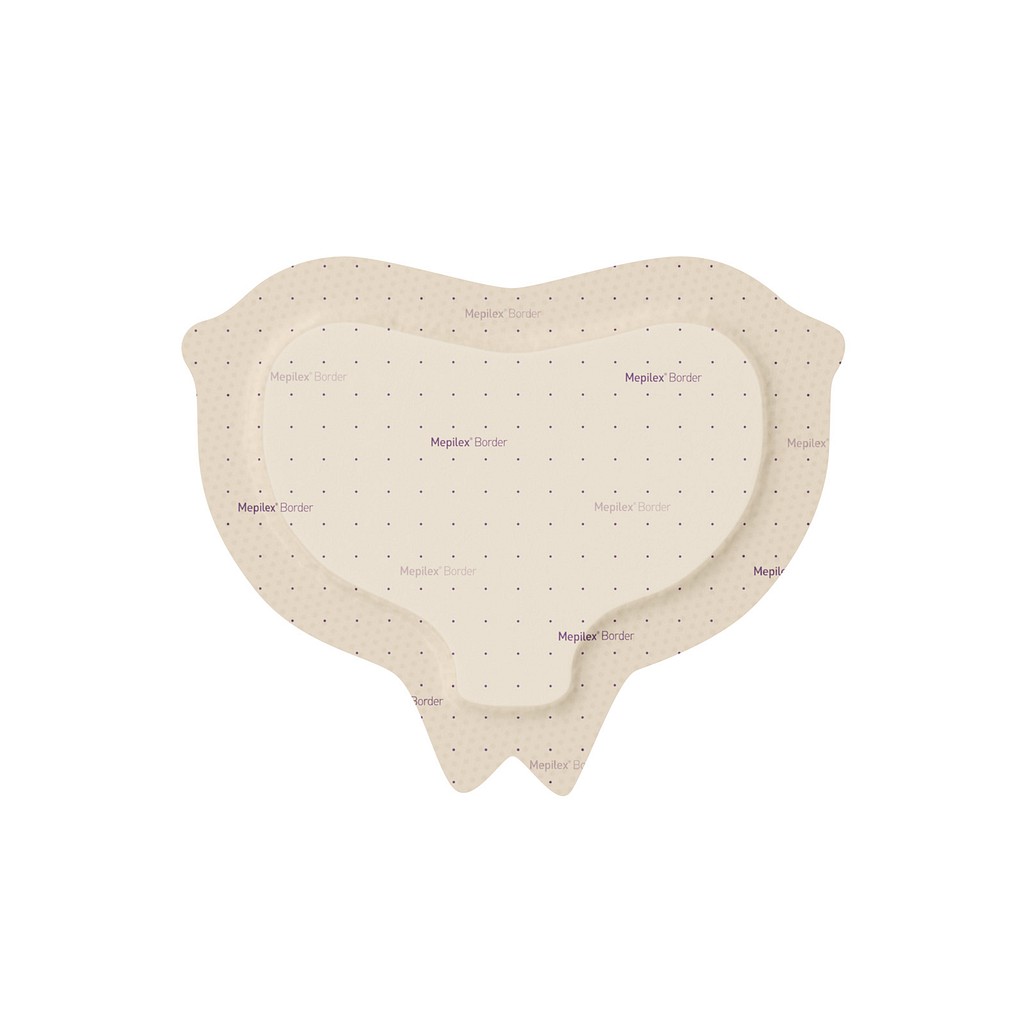Skumförband silikon Mepilex Border Sacrum 16x20cm vidhäftande steril