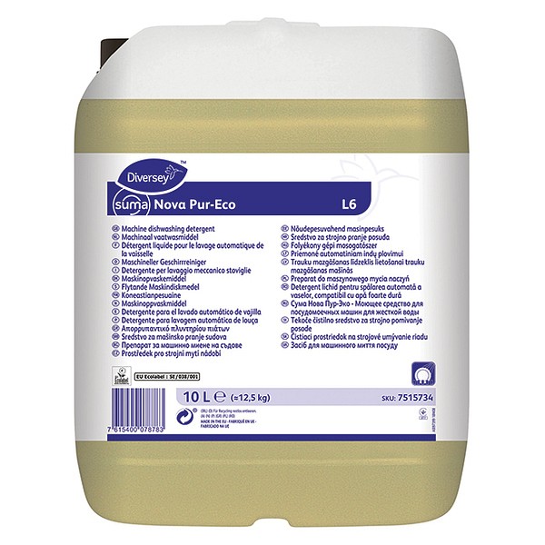 Maskindisk Suma Nova Pur-Eco 10l flytande l6 EU-Ecolabel