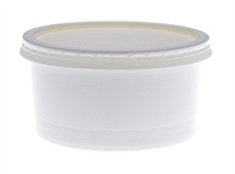 Protesburk plast med lock 270ml 95mm i diameter
