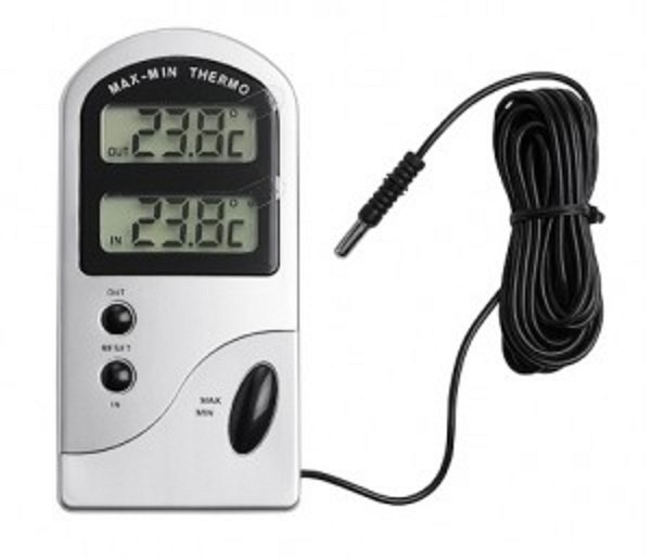 Terometer digital inne/ute min/max minne