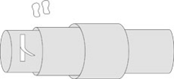 Op slangskydd Barrier 14x250cm steril enkel top