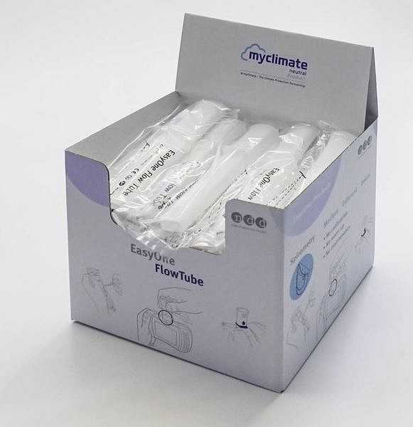 Spirometer munstycke Flowtube Passar Easyone Air 500St 1-Pack
