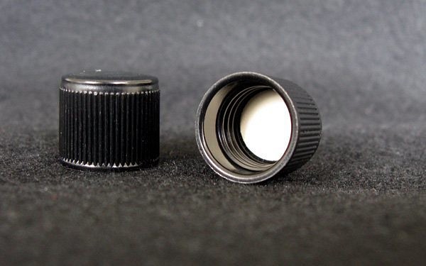 Skruvlock Svart, 16mm