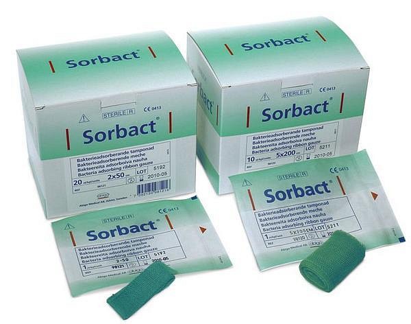 Tamponad Sorbact 10x200cm steril
