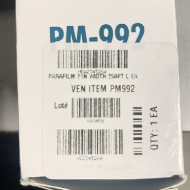 Parafilm med plastfolie 50mmx76m fuktresistent Termoplastisk