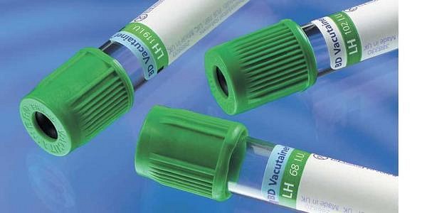 Vakuumrör BD Vacutainer Na-Heparin, 5/4 ml, mörkgrön, pappersetikett
