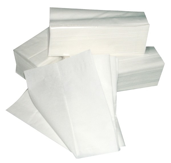 Pappershandduk Careness 22x34cm 2-lag vit nonstop-vikt Ecolabel