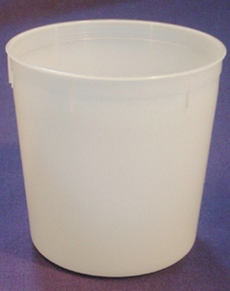 Burk 1500ml ø132mm h141mm pp passande lock 5042061 1st/fp