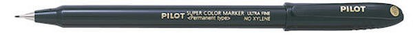 Märkpenna Pilot Super Color svart spetsbredd 0,4 ultra fine permanent
