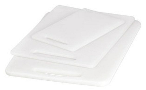 Skärbräda plast 35x25x0,7 med handtag