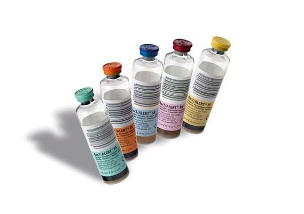 Flaska blododling anaerob orange bact/alert med plastkulor