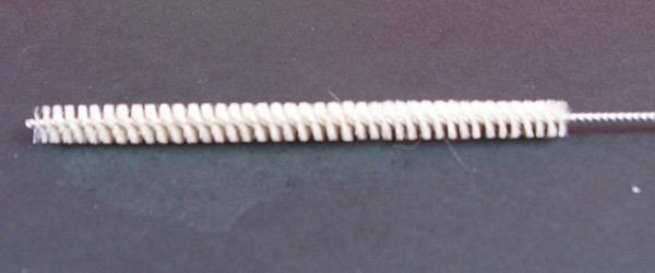 Borste till flaska/provrör ø7mm utan tofs