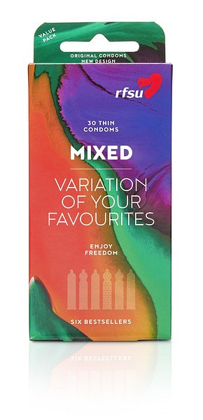 Kondom Mix pack (Profil, Thin, Näkken, NamNam)