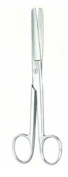 Sax Kirurg Rak 13cm Enklare Op-Kvalitet