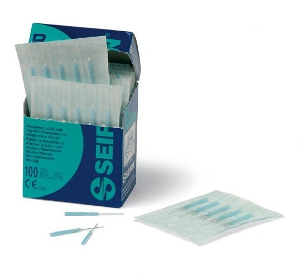 Akunål 0,20x15mm Seirin Eng S 1-Pack Plastskaft