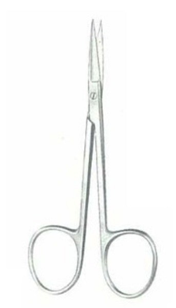 Sax Kirurg Iris Fin Rak 10cm Sp/Sp Enklare Op-Kvalitet