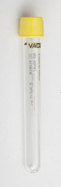 Vakuumrör Vacuette Urin, u. tillsats, 7/6ml, gul, transparent etikett