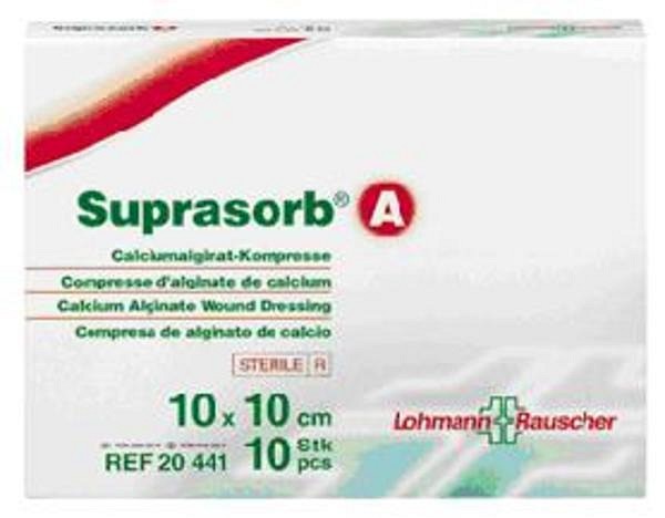 Alginatförband Suprasorb A 10x20cm steril