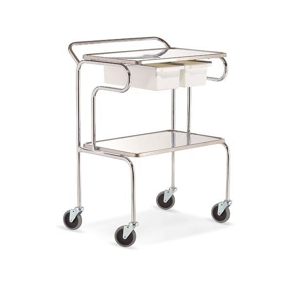 Universalvagn Ellwyn 50x40cm höjd 90cm fasta skivor rostfri