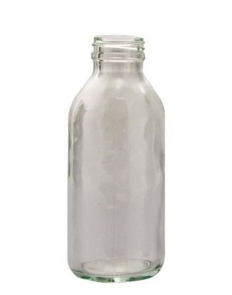 Infusionsflaska glas 300ml , typ 1, Klar glas, skruvhals, Hals/öppning 32mm