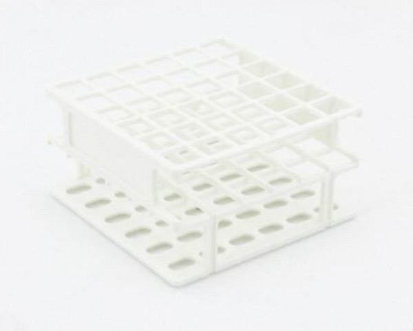 Provrörsställ 36 (6x6) ø13mm nylon vit