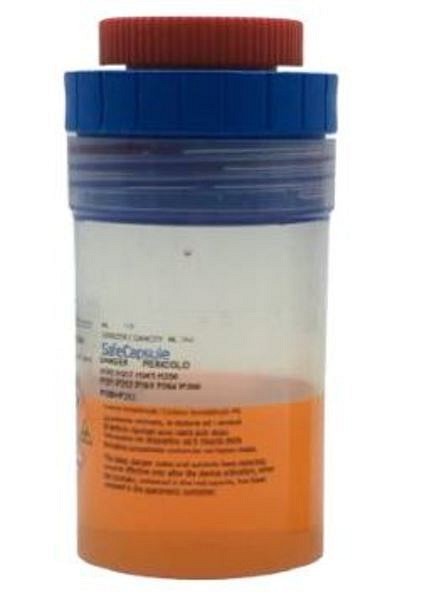 Red Safety Capsule, pre-filled with formalin and Marker (36 pcs.) Filling volume 19 ml