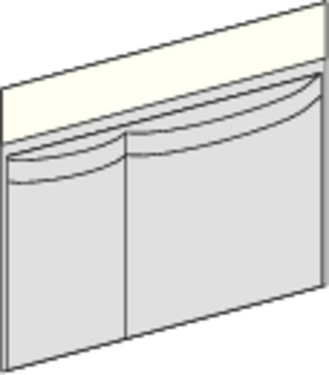Sug och diatermipåse Barrier 40x35cm steril häftkant transparent
