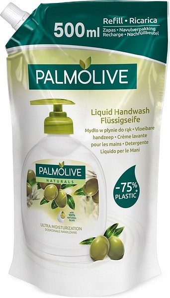 Flytande tvål Palmolive Milk 500ml refill parfymerad