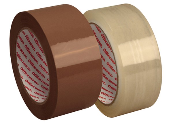 Packtejp Office Depot 38mmx66m PP brun / rulle