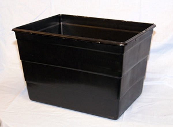 Riskavfallsbox San Sac svart 25l polypropen utan lock. Lock:10005140