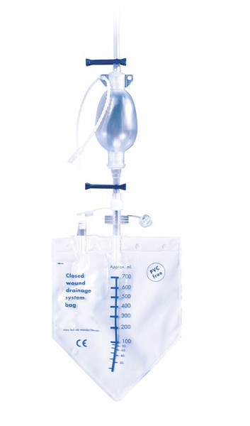Sårdränage Abdovac set FG 14 steril utan troakar