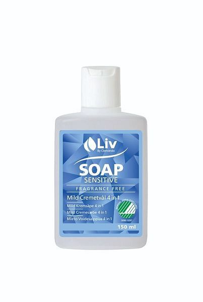 Flytande kroppstvål LIV 4i1 150ml oparfymerad Svanenmärkt