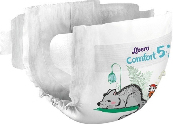 Blöja Libero Comfort 5 9-14kg. Svanenmärkt