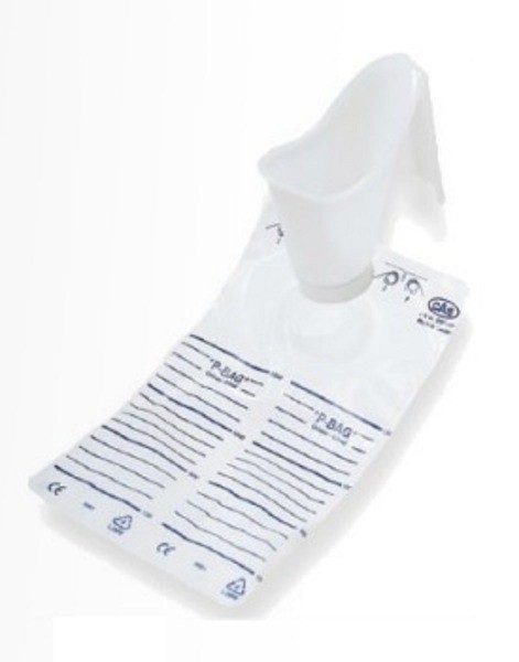 Urinpåse P-bag m tratt. 30 trattar + 30 påsar/ fp