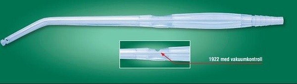 Sugmunstycke Extrudan yankauer 18fr steril vakumkontroll