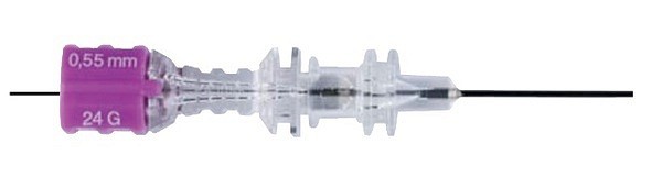 Spinalnål Sprotte 22G x 90mm m introducer 30mm, förstorning