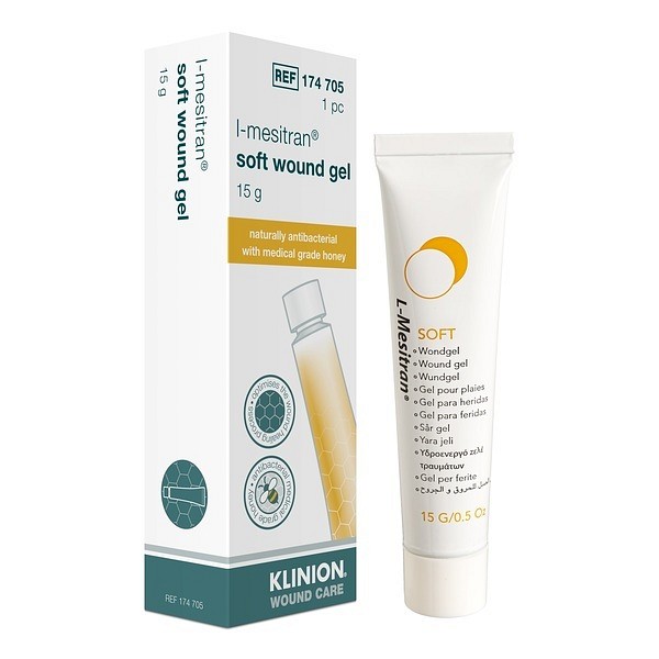 Sårgel Honung Klinion L-Mesitran soft 15g 40% honung Steril