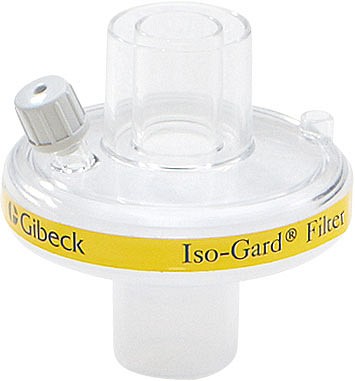 Bakt/virusfilter Iso-guard rakt anslut 15/22mm tidalvolym 150-1500ml