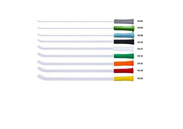 Sugkateter Böjd Ch 16 Längd 53 Cm Ftalat-Fri