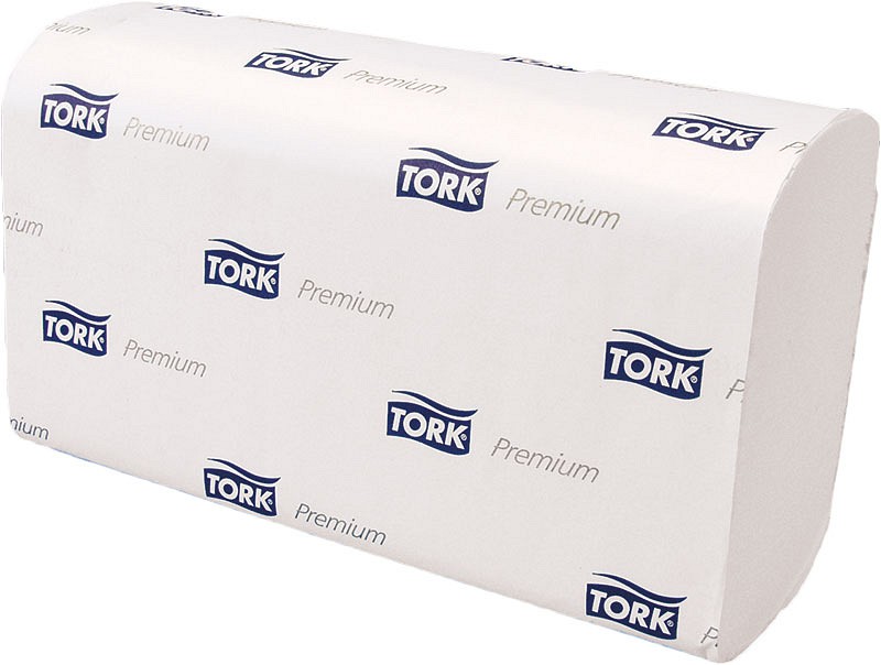 Pappershandduk Tork XP Prem 21x34cm H2 2-lag multifold mjuk Ecolabel