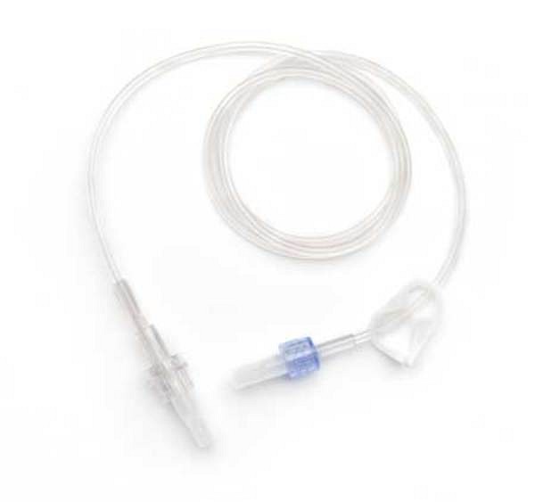 Förlängningsslang cadd deltec 76cm luer-lock friflödesstopp steril