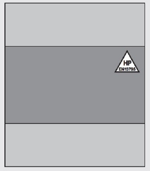 Assistansbordslakan Medline 140x190cm steril förstärkt