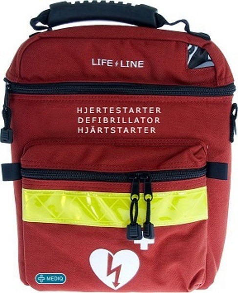 Väska till lifeline aed defibtech med statusfönster